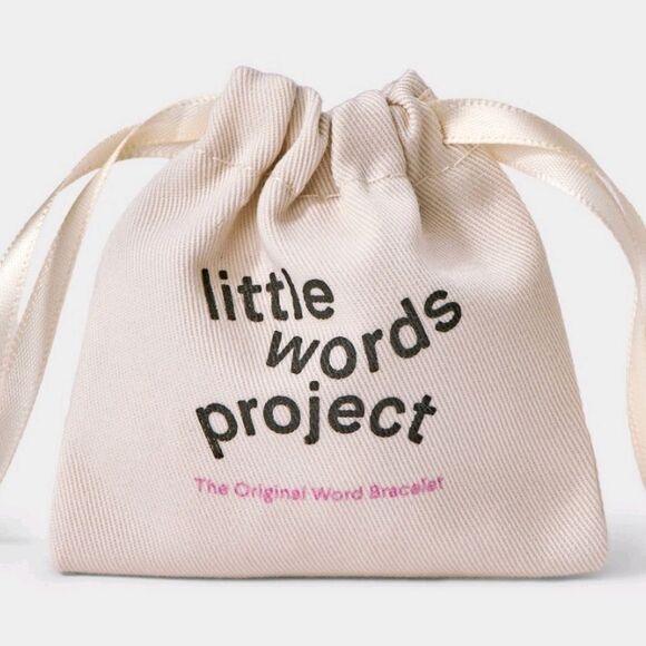 Little Words Project "Be Present" Beaded Bracelet- Black - Picture 4 of 8